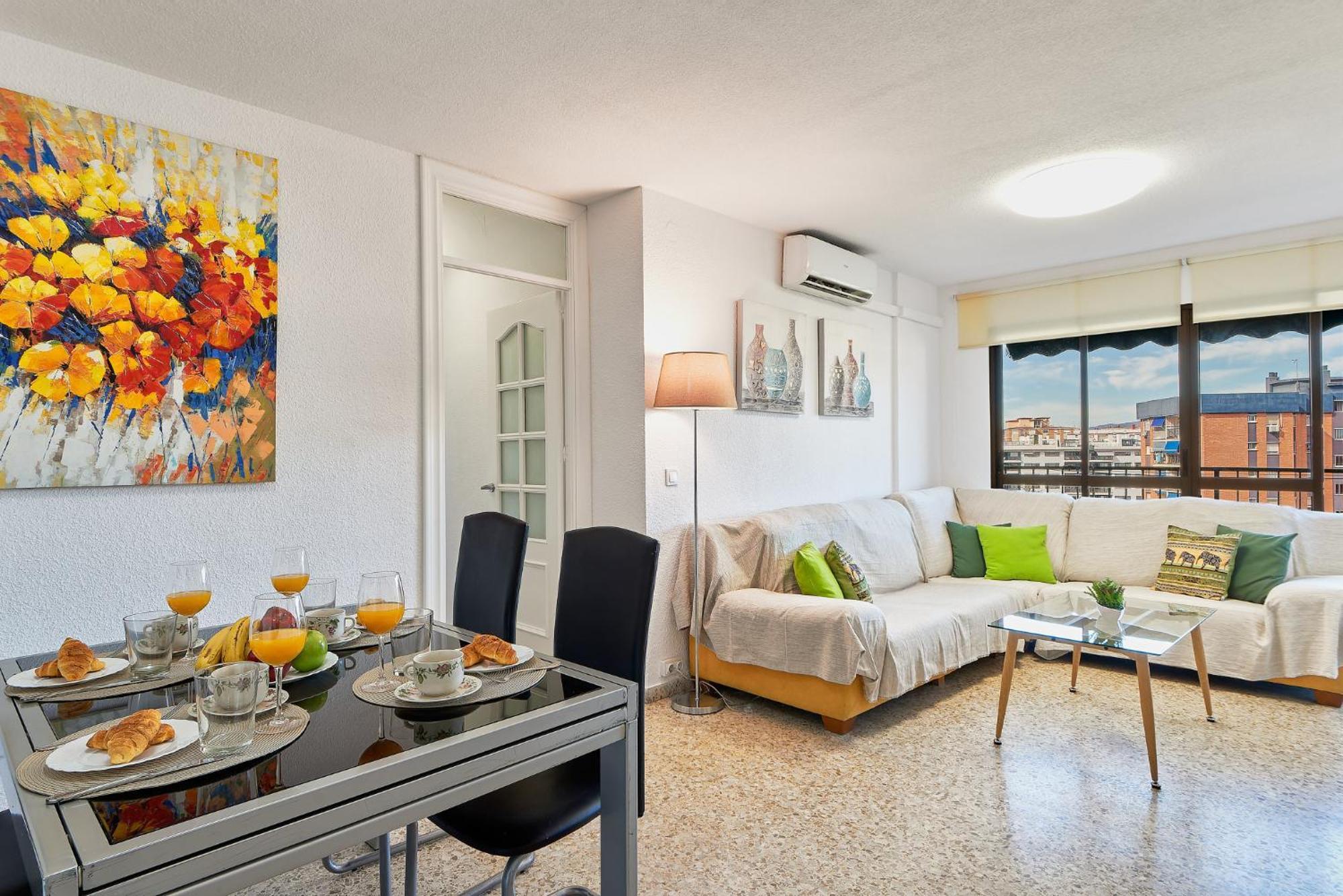 Luminoso Apartamento/ 5 Minutos De La Playa マラガ エクステリア 写真